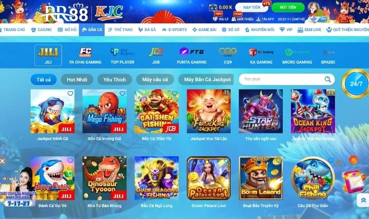 Đa dạng các thể loại game bắn cá để trải nghiệm tại nhà cái RR88