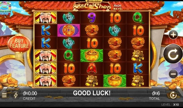 Đồ họa game Nổ Hũ Thần Tài thiết kế ấn tượng